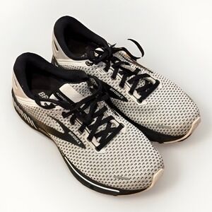 Brooks Adrenaline GTS 22 Women's 10B Gray Black Stability Running Shoes